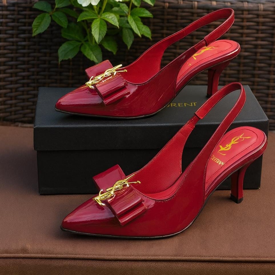 YSL Inspired Slingback Heels Providing Elegant Style